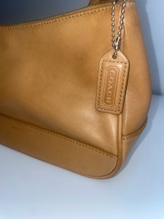 Coach Hampton Demi Leather Baguette VTG Shoulder Bag 7587 COA - Picture 4 of 16